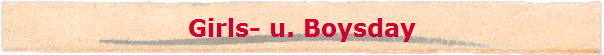 Girls- u. Boysday